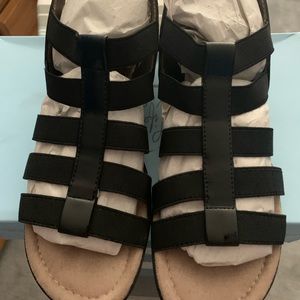 Size 8.5 Black Life Stride Sandals